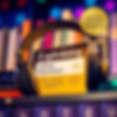 Illustration showcasing Audible features for an enhanced listening experience