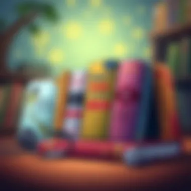 A selection of various audiobook genres