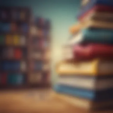 The Power of Literature in Entrepreneurship Books on entrepreneurship stacked elegantly