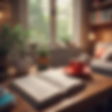 Cultivating an Entrepreneurial Mindset A cozy reading nook with a journal and a cup of coffee