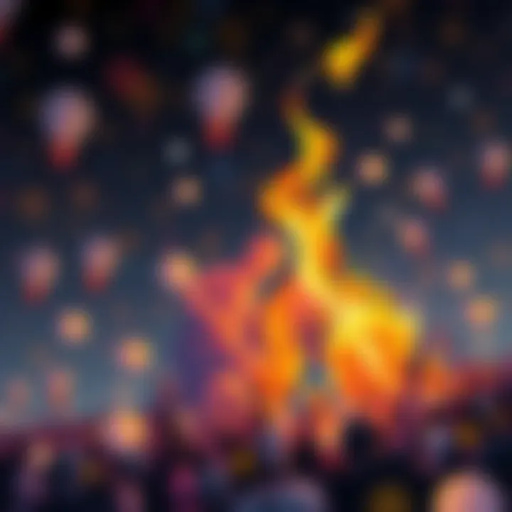 Letting Go for New Beginnings Metaphorical depiction of letting go and new beginnings