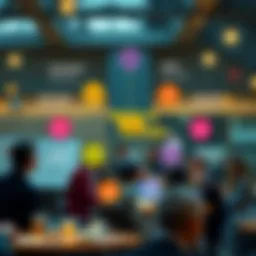 Concept map highlighting the principles of networking