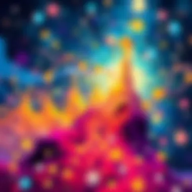 Journey Through Personal Growth and Transformation Abstract depiction of personal growth journey