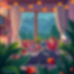 A serene scene of a person listening to an audiobook in a cozy corner