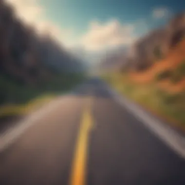 An open road symbolizing opportunities and future journeys