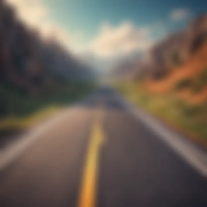 An open road symbolizing opportunities and future journeys