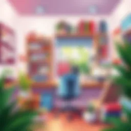 A serene workspace promoting focus and productivity