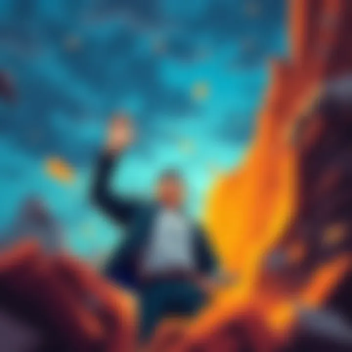 Overcoming Challenges with Resilience A resilient entrepreneur overcoming challenges