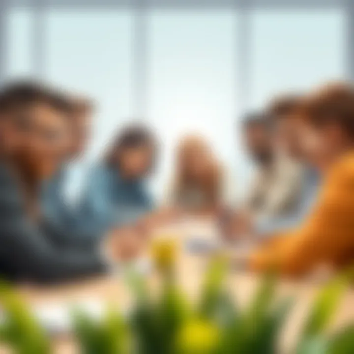 Diverse Perspectives in Strategic Planning A strategic planning session with a diverse group