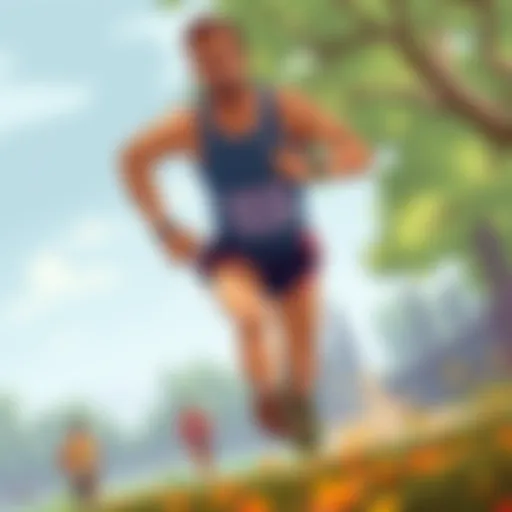 David Goggins running an ultramarathon