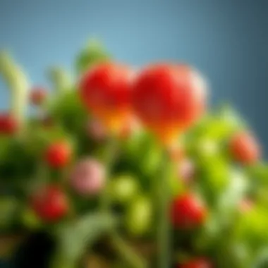 Illustration of plant lectins and their effects on health