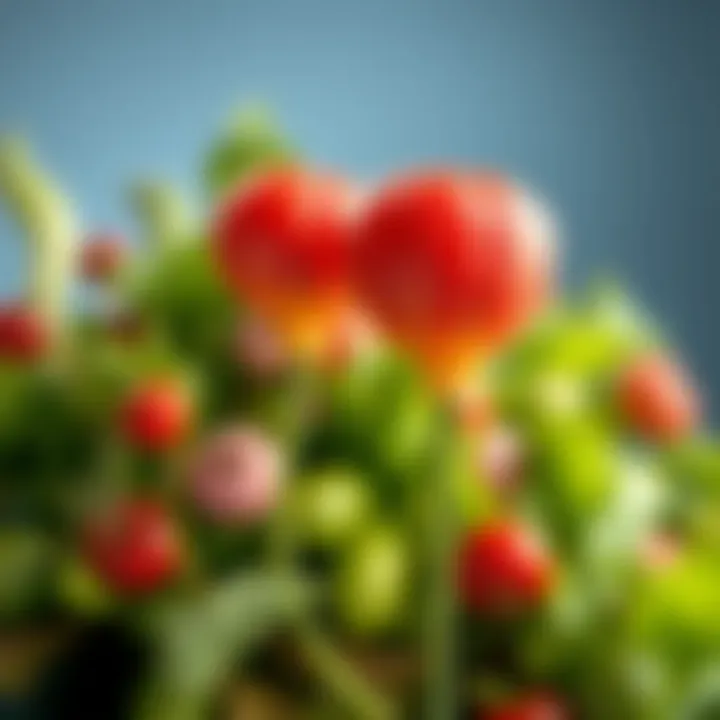 Illustration of plant lectins and their effects on health