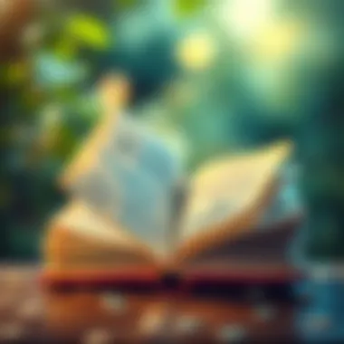 A compelling storybook symbolizing financial narratives