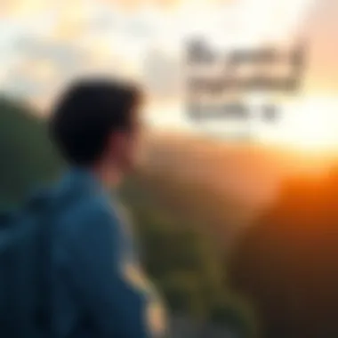 Moments of Contemplation A thoughtful person gazing into the distance