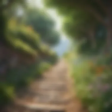 Pathway to Resilience A pathway representing personal growth and resilience.