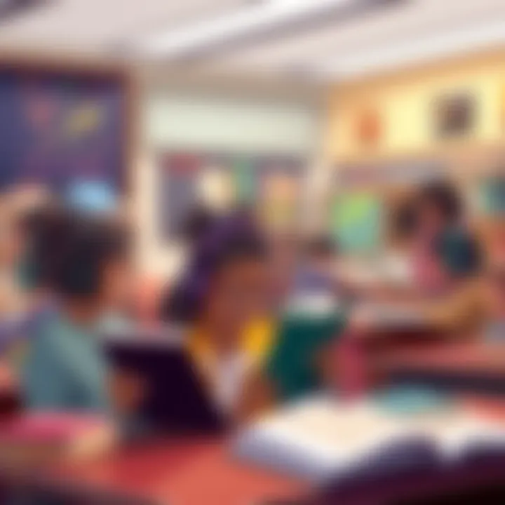 Audiobooks in Learning Environments An educational setting with students utilizing audiobooks.