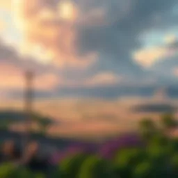 A striking visual of a desolate landscape representing habitat loss