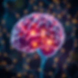 Brain neural connections illuminating with insights