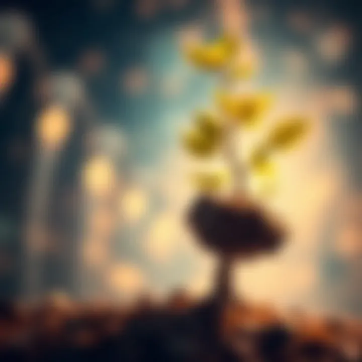 Growth Through Insight Symbolic image of personal growth through insights