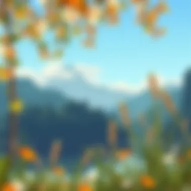 Finding Clarity in Nature Calm nature scene representing mental clarity