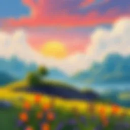 A serene landscape symbolizing clarity of thought