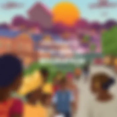 Socio-Economic Impacts of the Great Migration A graphic illustrating the socio-economic impacts of the Great Migration on American society.