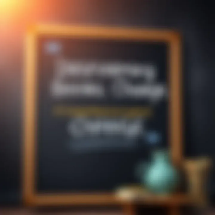 Inspiration for Lasting Change A motivational quote on a chalkboard