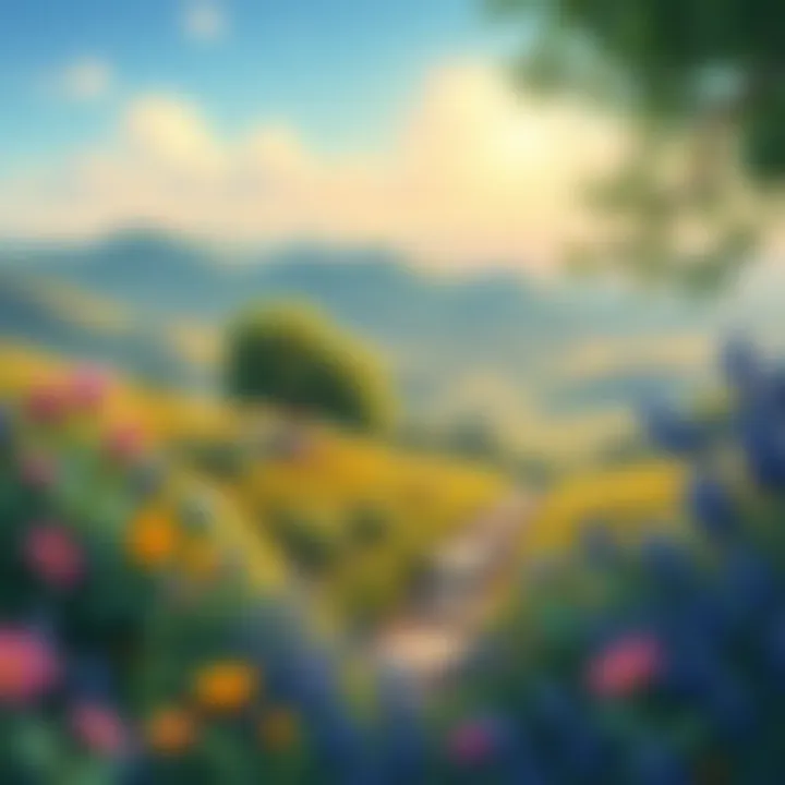Journey to Emotional Well-Being A peaceful setting for self-reflection and emotional well-being